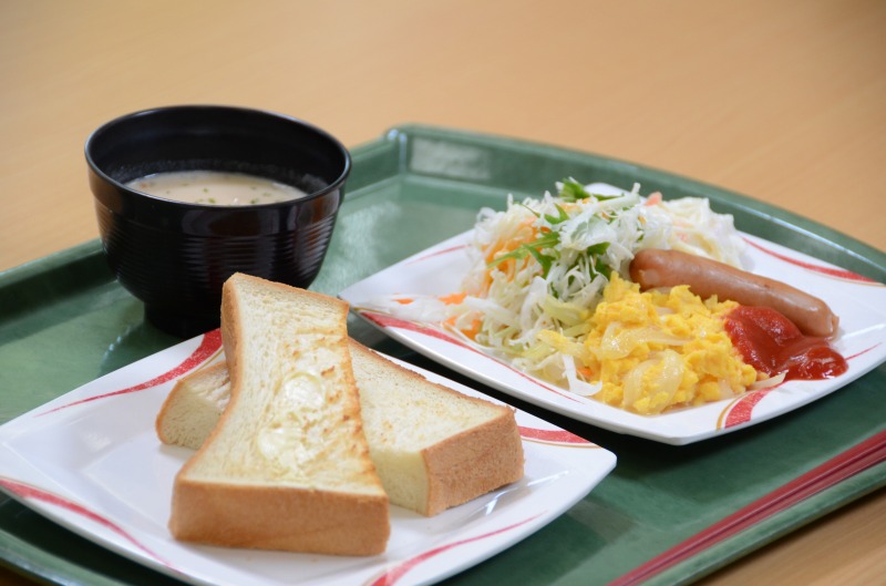 女子学生に好評の洋食メニュー