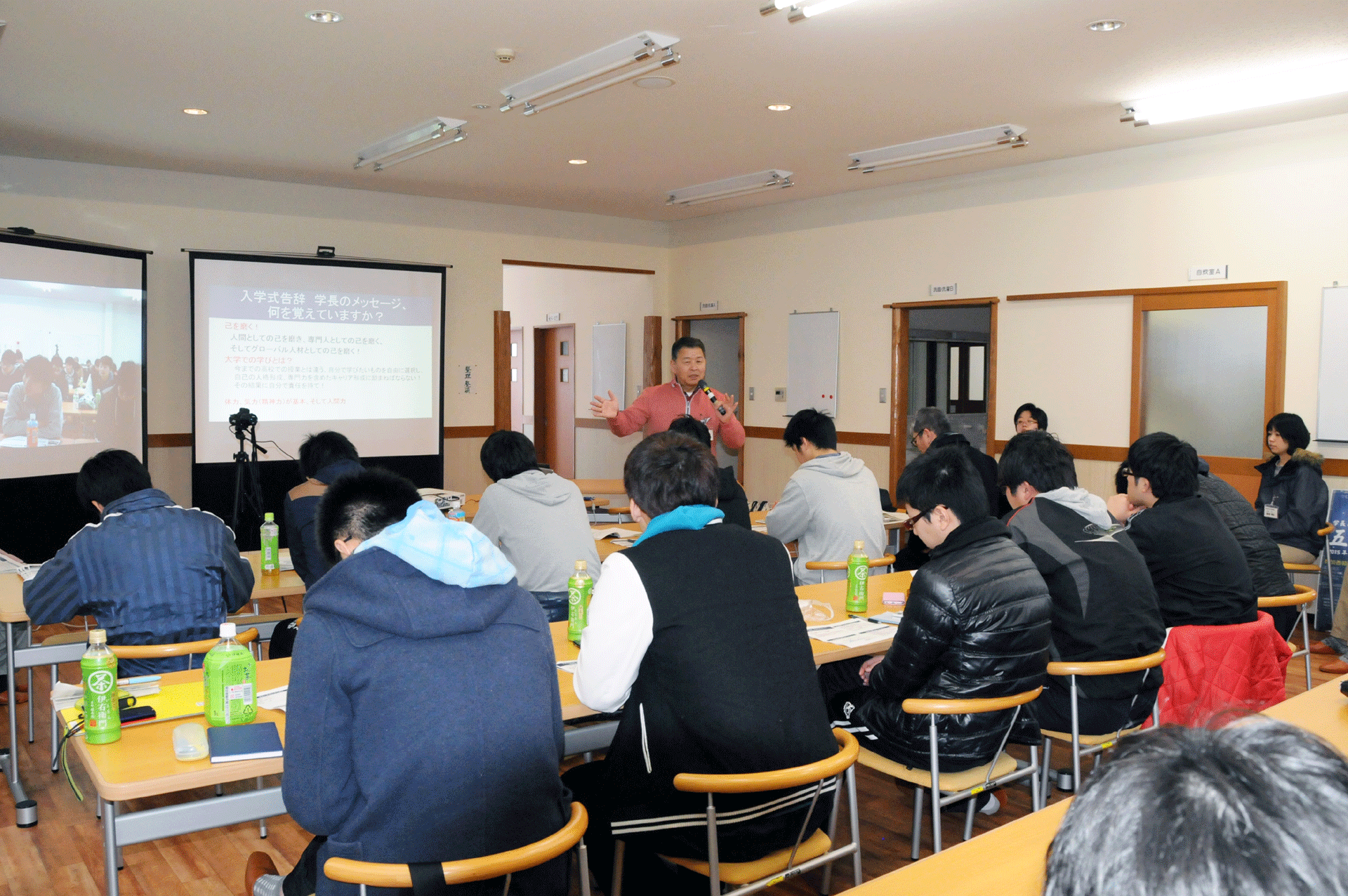 学長講義の様子(2)