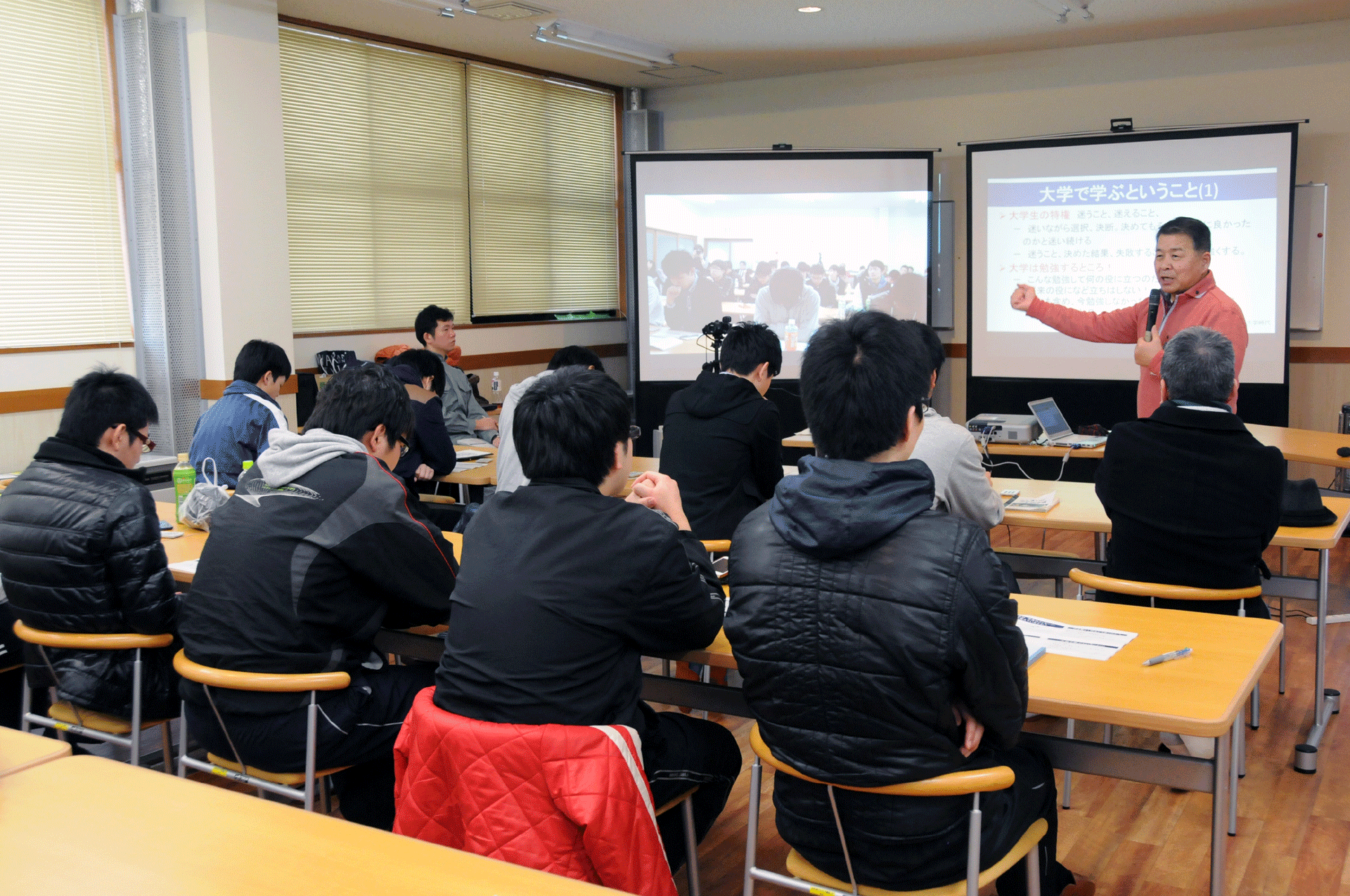学長講義の様子(3)