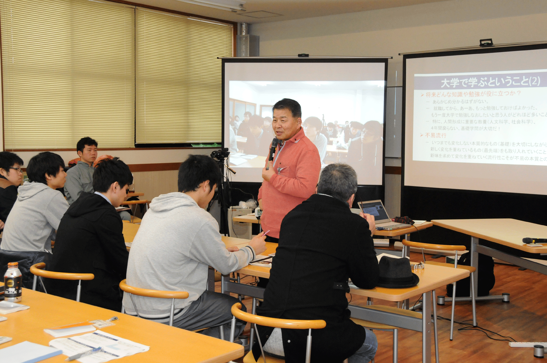 学長講義の様子(4)
