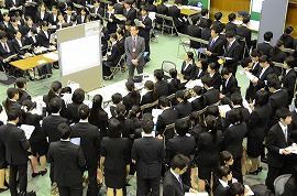 昨年の合同企業説明会の様子
